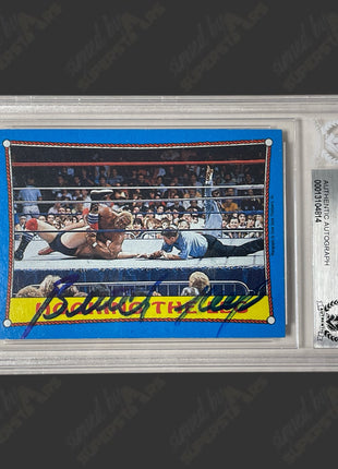 Butch Reed signed 1987 Topps WWF Trading Card (w/ Beckett)