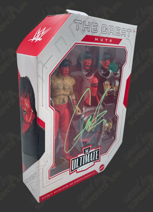 Great Muta signed WWE Ultimate Edition Action Figure (w/ Protector)