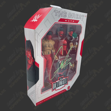 Great Muta signed WWE Ultimate Edition Action Figure (w/ Protector)