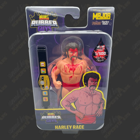 Figura de acción de Harley Race Bloody Variant Big Rubber Guys (Edición limitada de 500)