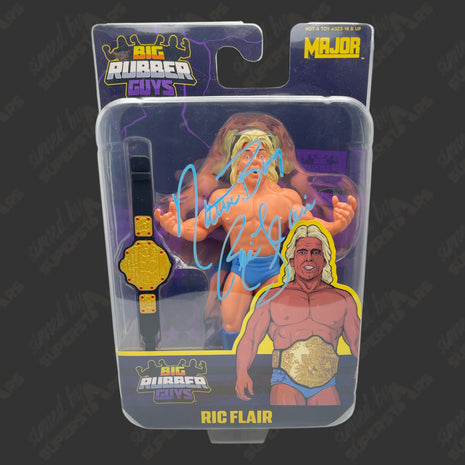 Ric Flair signed Big Rubber Guys Action Figure (w/ Beckett)