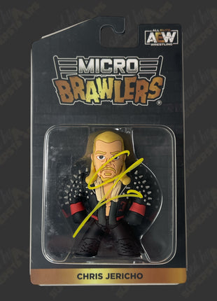 Chris Jericho signed AEW Micro Brawlers Figure (w/ JSA)