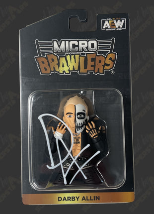 Darby Allin signed AEW Micro Brawlers Figure (w/ JSA)