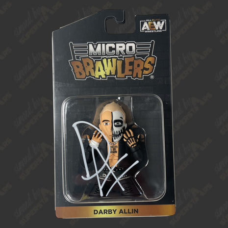 Darby Allin signed AEW Micro Brawlers Figure (w/ JSA)