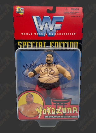 Yokozuna signed WWF Jakks Special Edition Action Figure (w/ JSA)