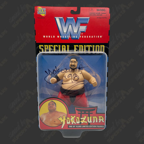 Yokozuna signed WWF Jakks Special Edition Action Figure (w/ JSA)