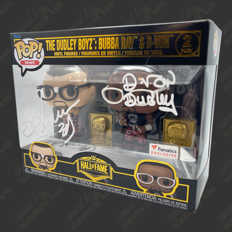 Dudley Boys - Bubba & D-Von dual signed WWE Funko POP Figure (w/ Beckett + Protector)