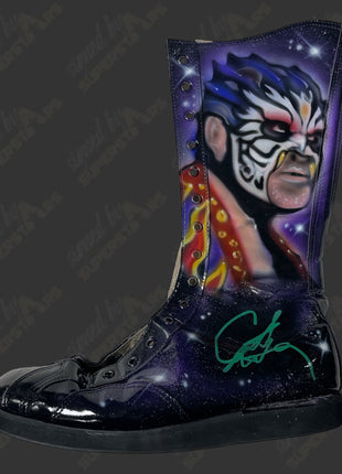 Great Muta signed Custom Painted Wrestling Boot (w/ Beckett)