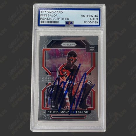 Finn Balor signed 2022 Panini Prizm WWE Trading Card (w/ PSA)