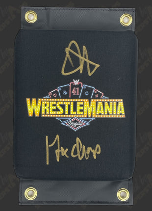 John Cena signed WWE WrestleMania 41 Turnbuckle Pad + 17x Champ Inscription (w/ Beckett)