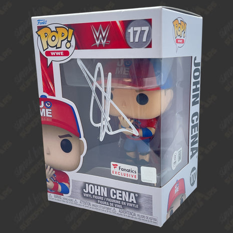 John Cena signed WWE Funko POP Figure #177 (w/ Beckett)