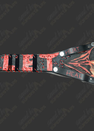 Bray Wyatt signed WWE The Fiend Bray Wyatt Universal Championship Replica Belt (w/ Inscription)