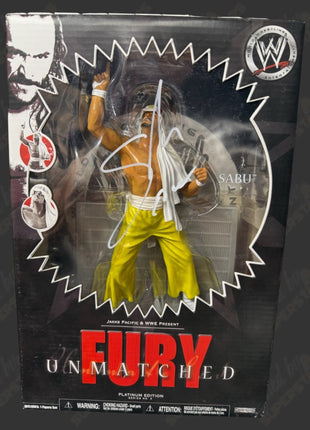 Sabu signed WWE Fury Unmatched Action Figure