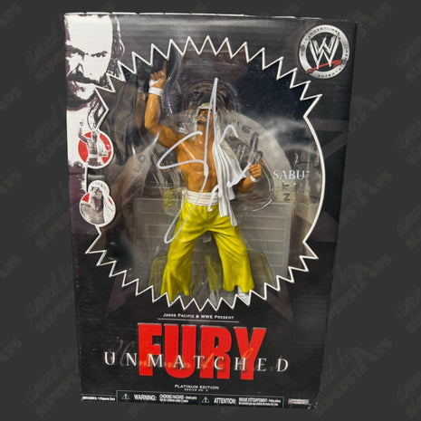 Sabu signed WWE Fury Unmatched Action Figure