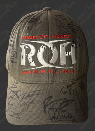 Multi-signed Ring of Honor Wrestling Hat (Worn)