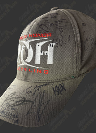 Multi-signed Ring of Honor Wrestling Hat (Worn)