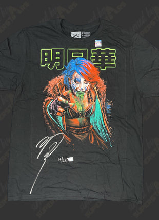 Asuka signed WWE Authentic T-Shirt ~ Size: L (w/ Fanatics)