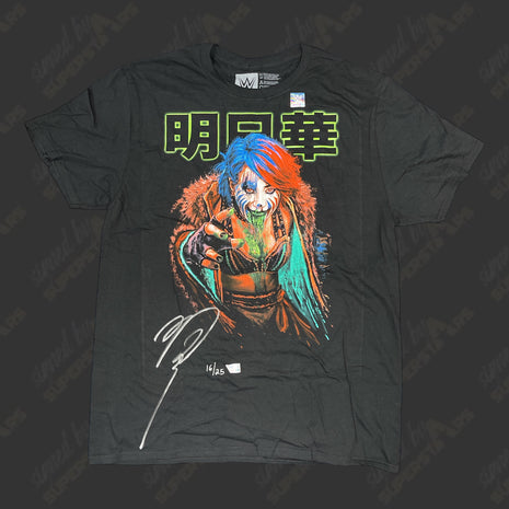 Asuka signed WWE Authentic T-Shirt ~ Size: L (w/ Fanatics)