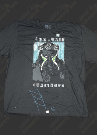 War Raiders Ivar signed WWE Authentic T-Shirt ~ Size: 3XL (w/ Fanatics)