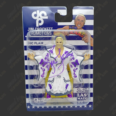 Ric Flair signed Major Bendies Last Match Action Figure