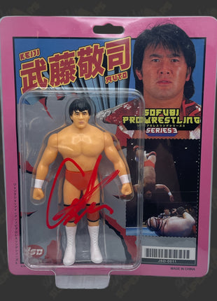 Great Muta signed Japanese Sofubi Pro Wrestling Series 3 Action Figure