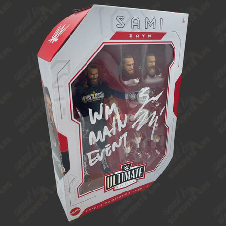 Sami Zayn signed WWE Ultimate Edition Action Figure (w/ JSA + Protector)