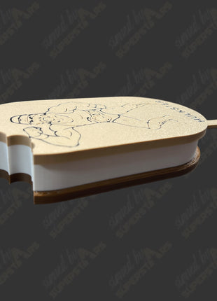 Hulk Hogan 3D Ice Cream Bar (Un-signed)