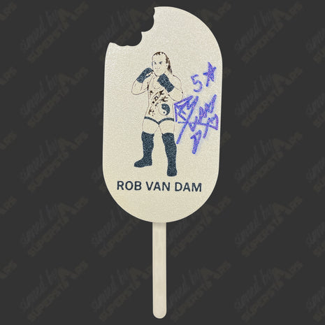 Rob Van Dam signed 3D Ice Cream Bar