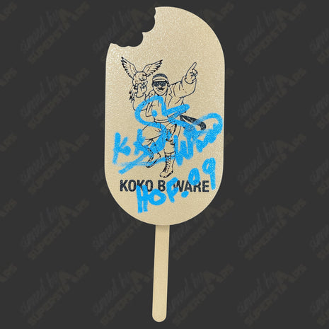 Koko B Ware signed 3D Ice Cream Bar