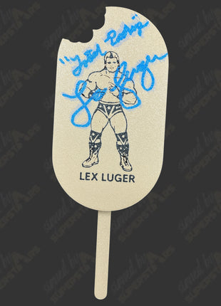 Lex Luger signed 3D Ice Cream Bar