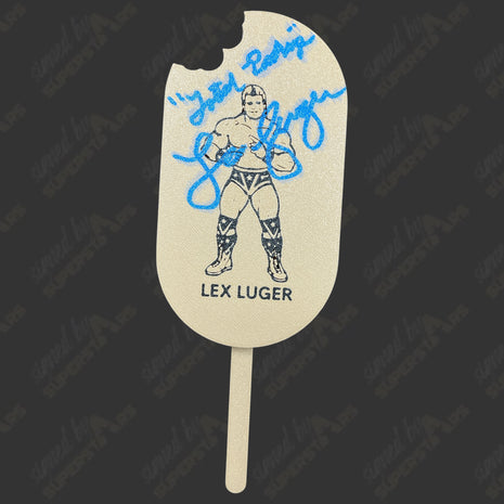 Lex Luger signed 3D Ice Cream Bar