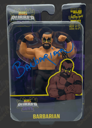 Barbarian signed Big Rubber Guys Action Figure