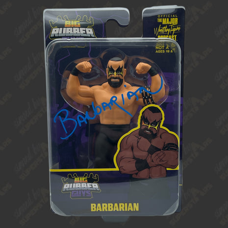 Barbarian signed Big Rubber Guys Action Figure