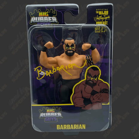 Barbarian signed Big Rubber Guys Action Figure