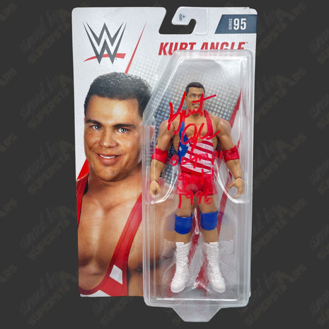 Kurt Angle signed WWE Series 95 Action Figure