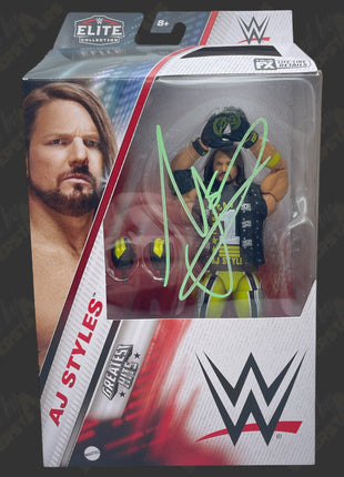 AJ Styles signed WWE Elite Greatest Hits Action Figure