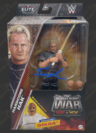 Sandman signed WWE Elite Monday Night Wars Action Figure (w/ Protector)