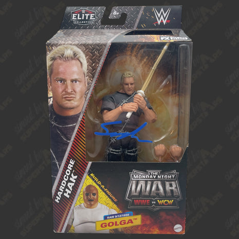 Sandman signed WWE Elite Monday Night Wars Action Figure (w/ Protector)
