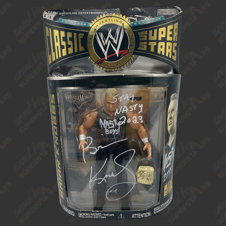 Brian Kobbs signed WWE Jakks Classic Superstars Action Figure (Damaged)