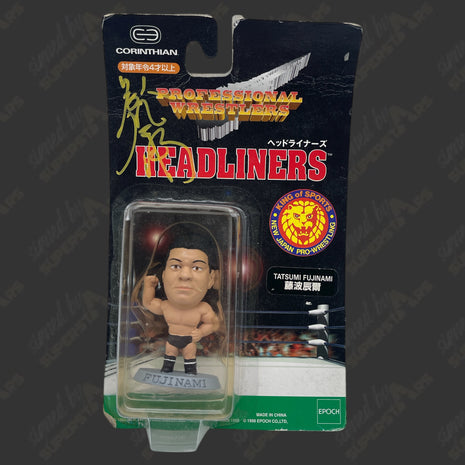 Tatsumi Fujinami signed NJPW Headliners Action Figure