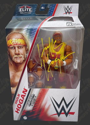Hulk Hogan signed WWE Elite Greatest Hits Action Figure (w/ Beckett)