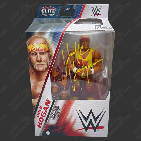 Hulk Hogan signed WWE Elite Greatest Hits Action Figure (w/ Beckett)