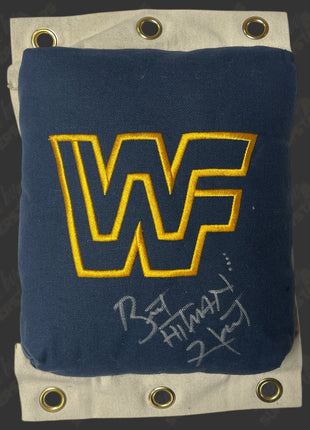 Bret Hart signed Turnbuckle Pad
