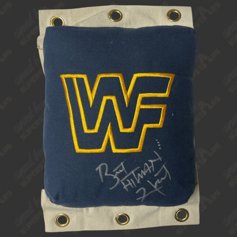 Bret Hart signed Turnbuckle Pad