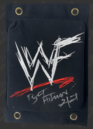 Bret Hart signed Black Turnbuckle Pad