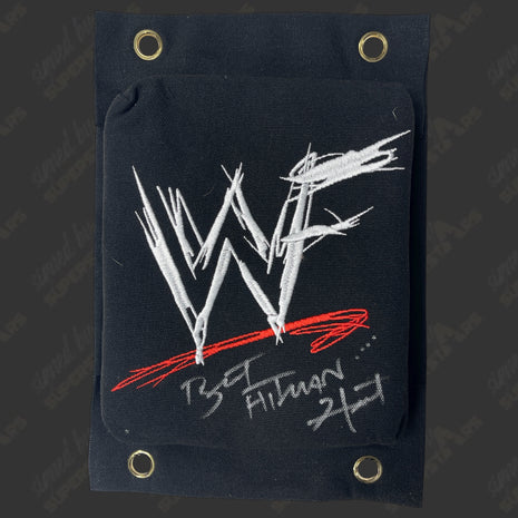 Bret Hart signed Black Turnbuckle Pad