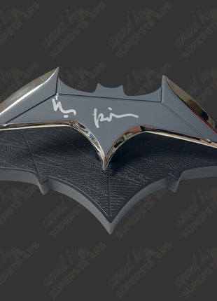 Val Kilmer signed QM Caliber Replica Batman Batarang (w/ JSA)