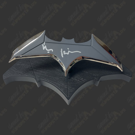 Val Kilmer signed QM Caliber Replica Batman Batarang (w/ JSA)