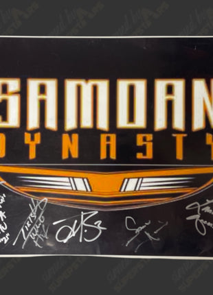 Samoan Dynasty multi-signed 16x20 Photo