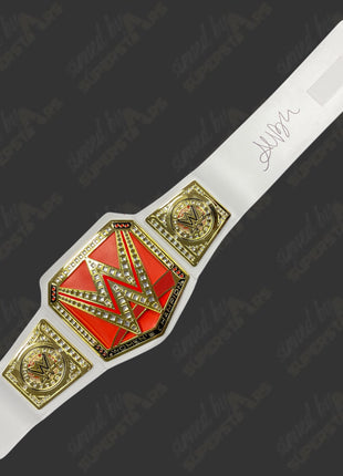 Alexa Bliss signed Kids Toy WWE Replica Women's Championship Belt (w/ JSA)